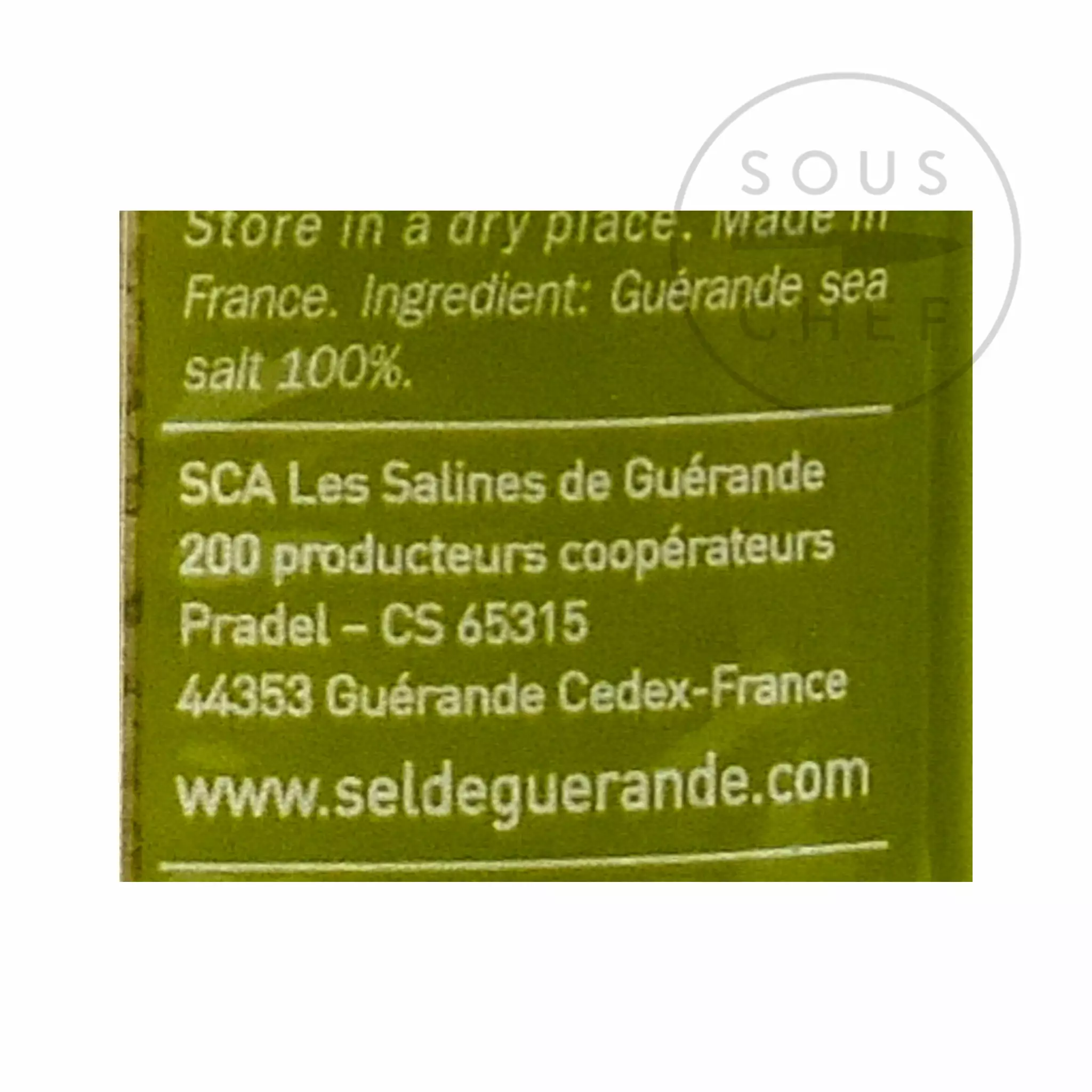 Le Guerandais Coarse Grey Sea Salt 1kg Ingredients 4 Le Guerandais Coarse Grey Sea Salt 1kg Ingredients