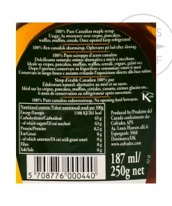 Vertmont Pure Maple Syrup 187ml