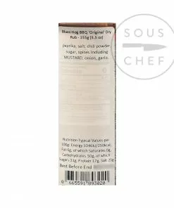 Ingredients Blues Hog Dry Rub 156g