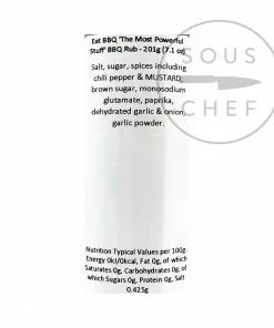 Eat BBQ 'The Most Powerful Stuff' BBQ Rub 201g