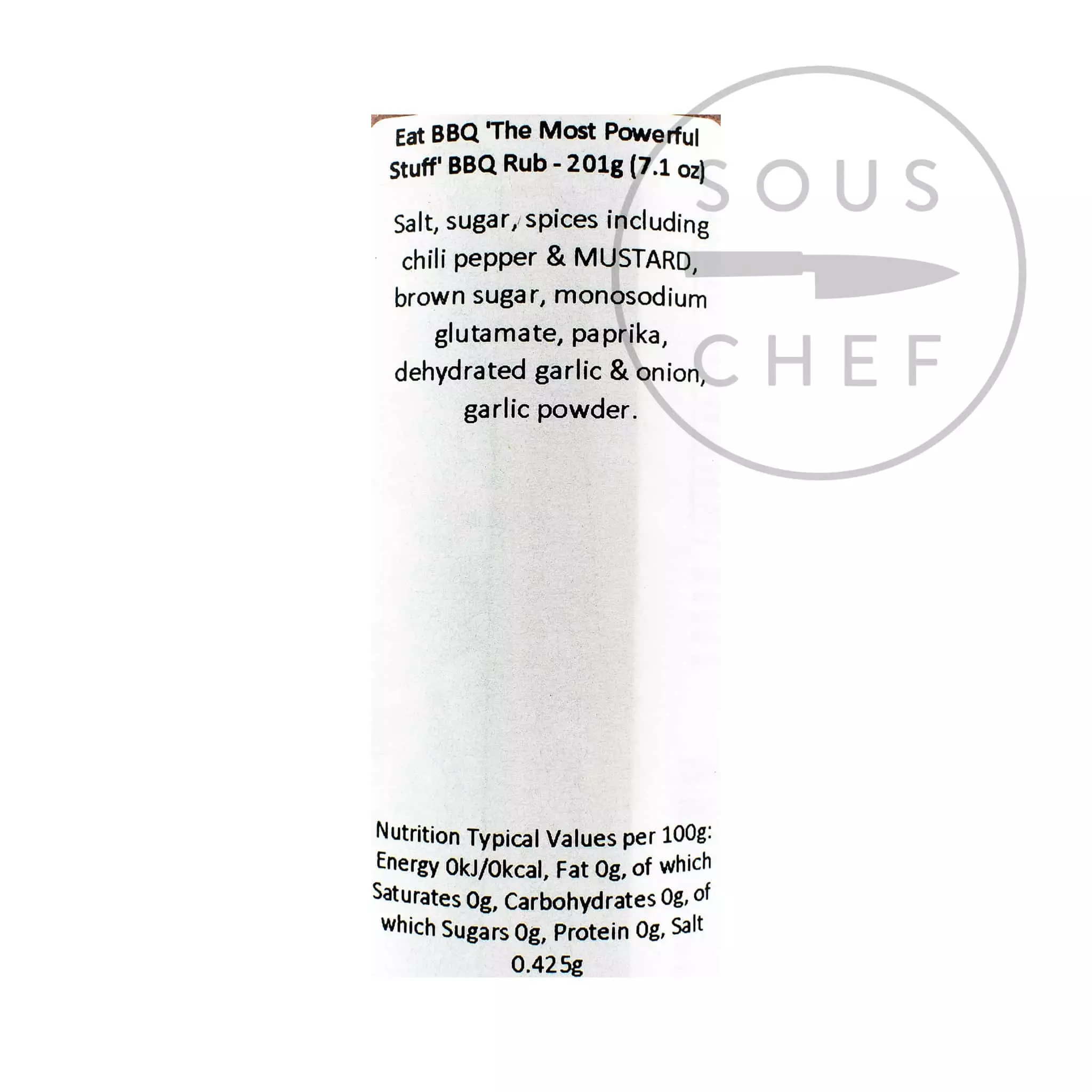 Eat BBQ 'The Most Powerful Stuff' BBQ Rub 201g 4 Eat BBQ 'The Most Powerful Stuff' BBQ Rub 201g
