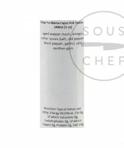 Ingredients Slap Ya Mama Cajun Hot Sauce 148ml