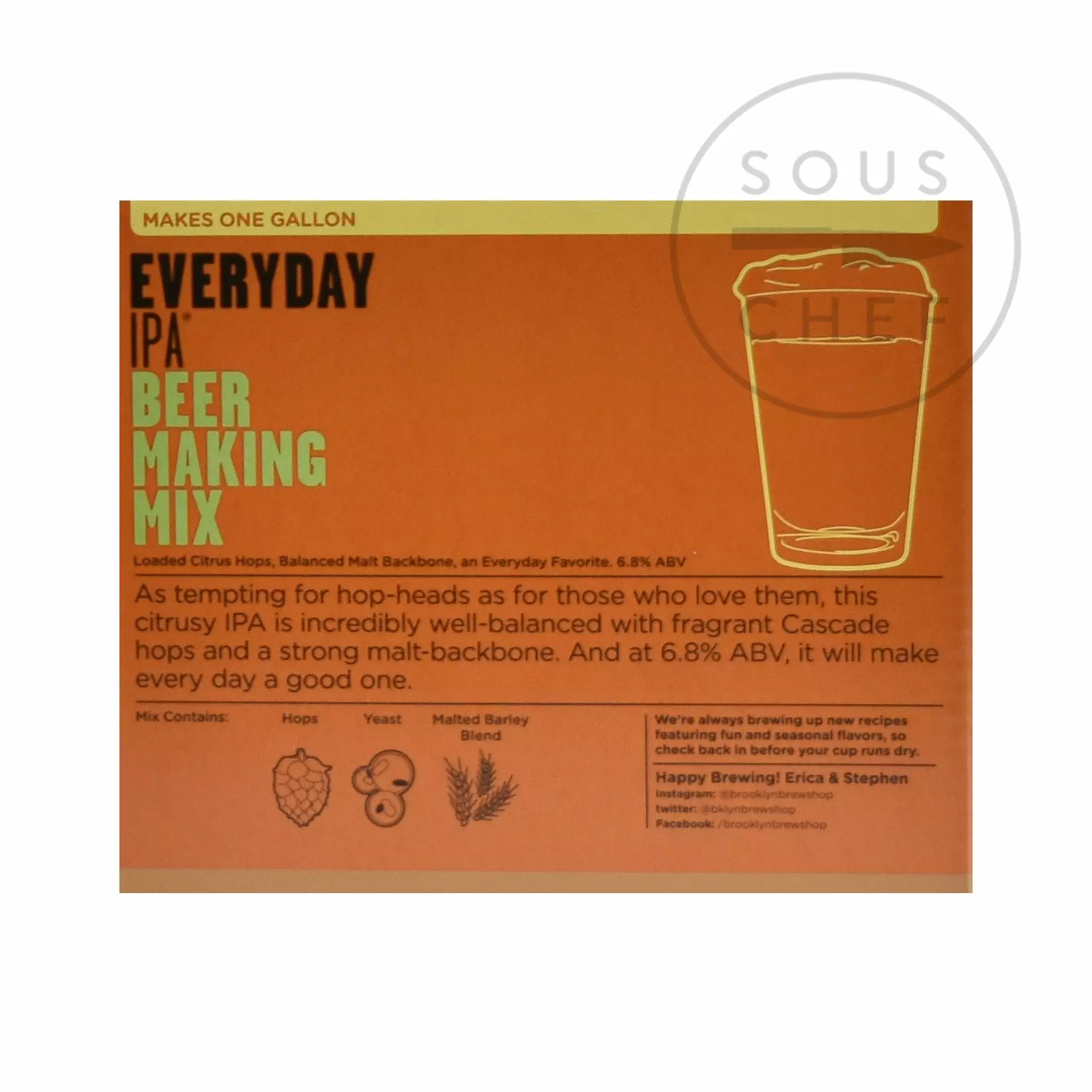 Brooklyn Brew Shop Everyday IPA Mix Drinks 4 Brooklyn Brew Shop Everyday IPA Mix Drinks