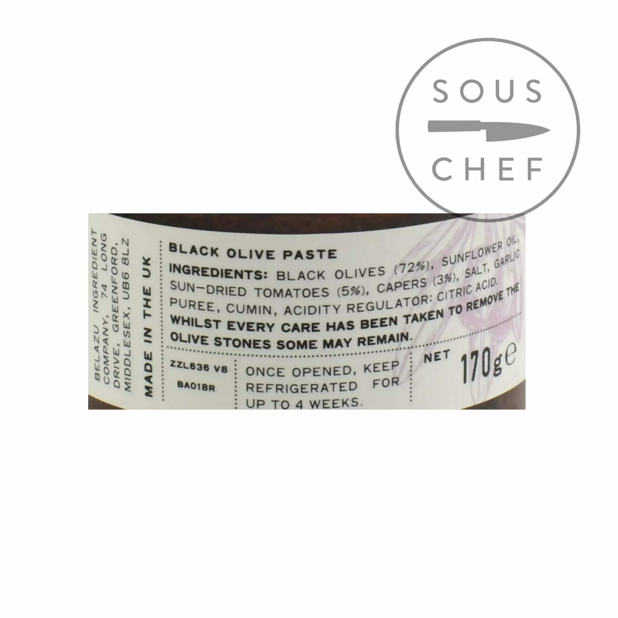 Belazu Black Tapenade 170g 5 Belazu Black Tapenade 170g