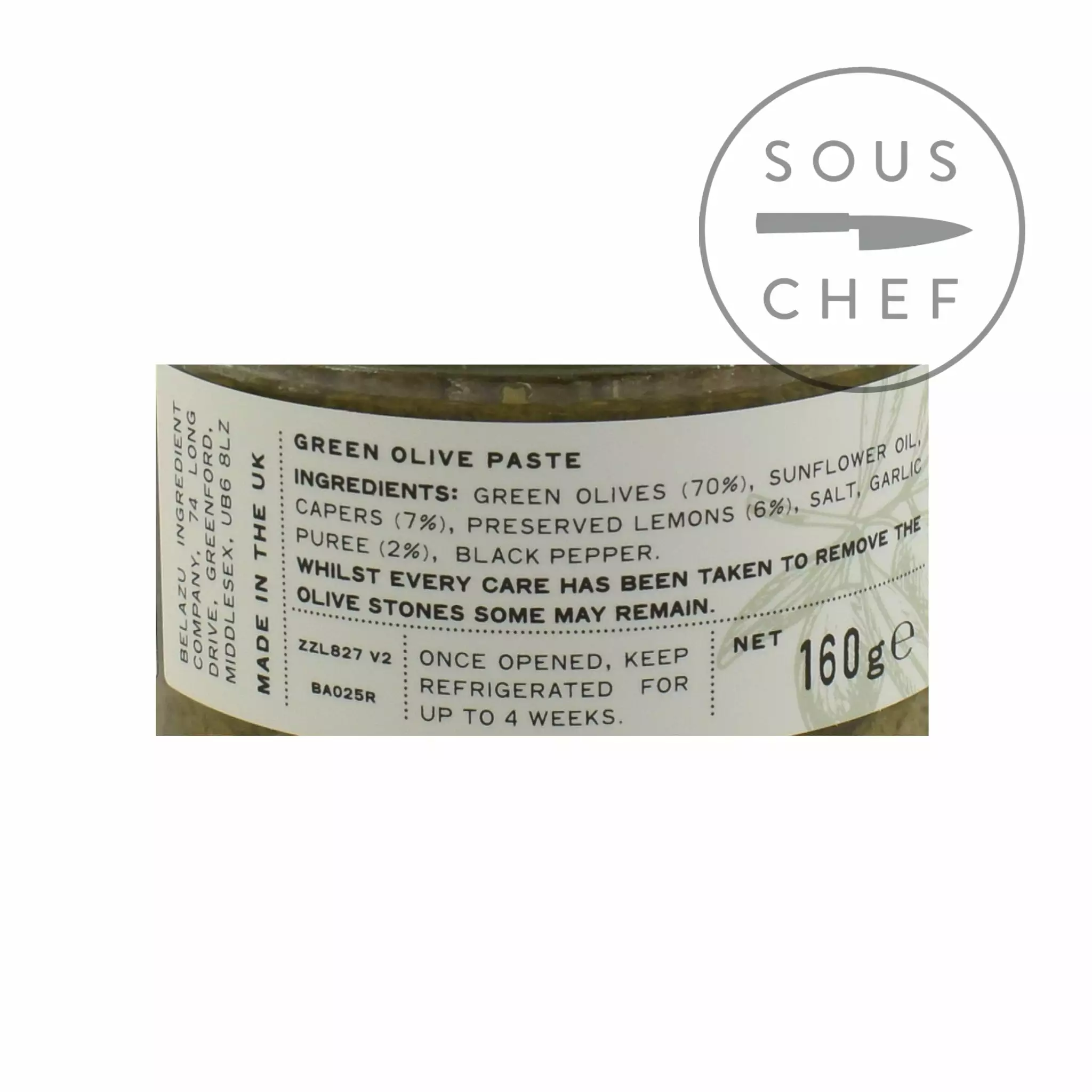 Belazu Green Tapenade 160g 4 Belazu Green Tapenade 160g