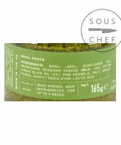 Belazu Traditional Genovese Basil Pesto 165g 6 Belazu Traditional Genovese Basil Pesto 165g
