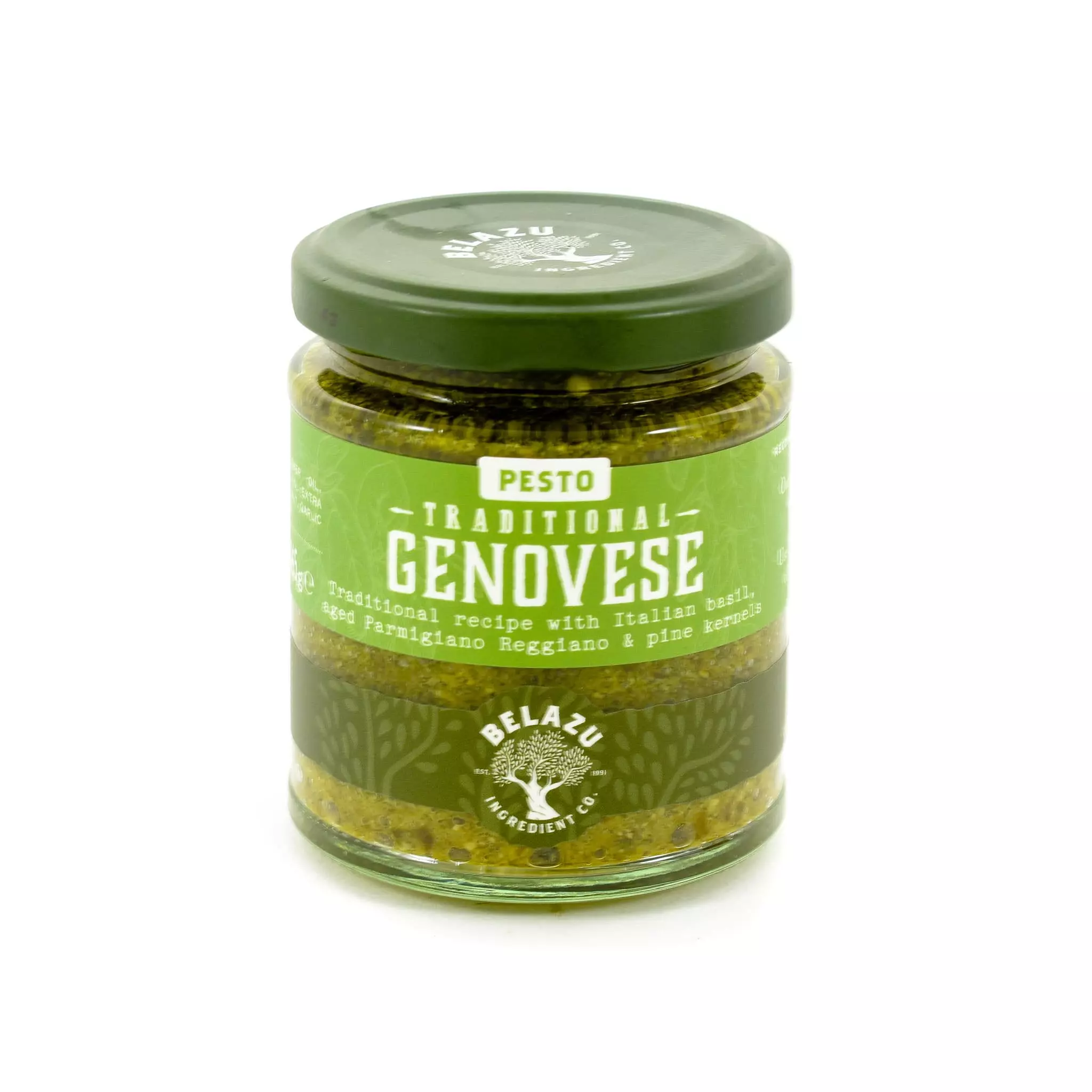 Belazu Traditional Genovese Basil Pesto 165g 3 Belazu Traditional Genovese Basil Pesto 165g