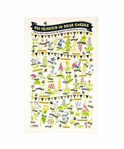 Stuart Gardiner Bee Friendly Tea Towel Kitchen Linen