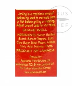 Ingredients Walkerswood Spicy Jamaican Jerk Marinade 500ml