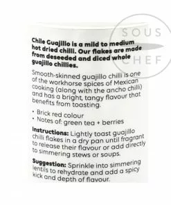 Cool Chile Co Guajillo Flakes 40g Ingredients