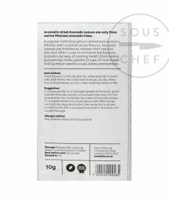 Cool Chile Co Ingredients Avocado Leaves 10g