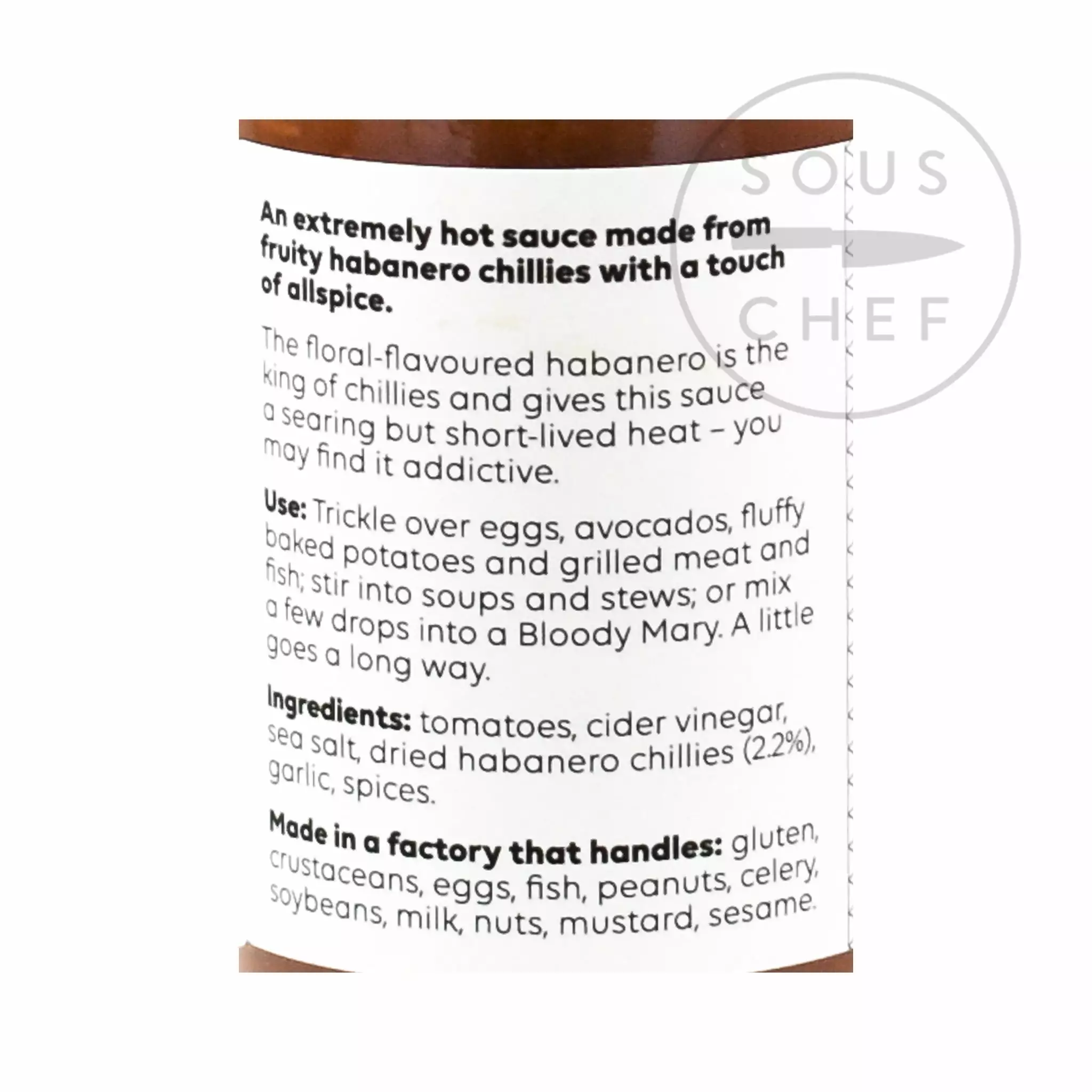 Cool Chile Co Habanero Hot Sauce 150g Ingredients 5 Cool Chile Co Habanero Hot Sauce 150g Ingredients