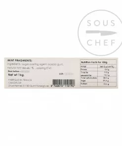 Candiflor Crystallised Mint Leaf Pieces 1kg 7 Candiflor Crystallised Mint Leaf Pieces 1kg