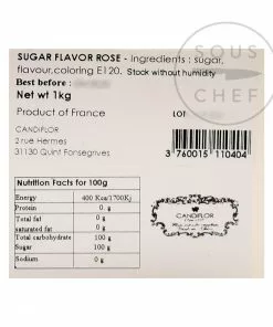 Candiflor Ingredients Rose Pink Sugar 1kg