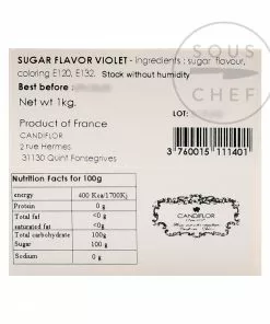 Candiflor Ingredients Violet Sugar 1kg