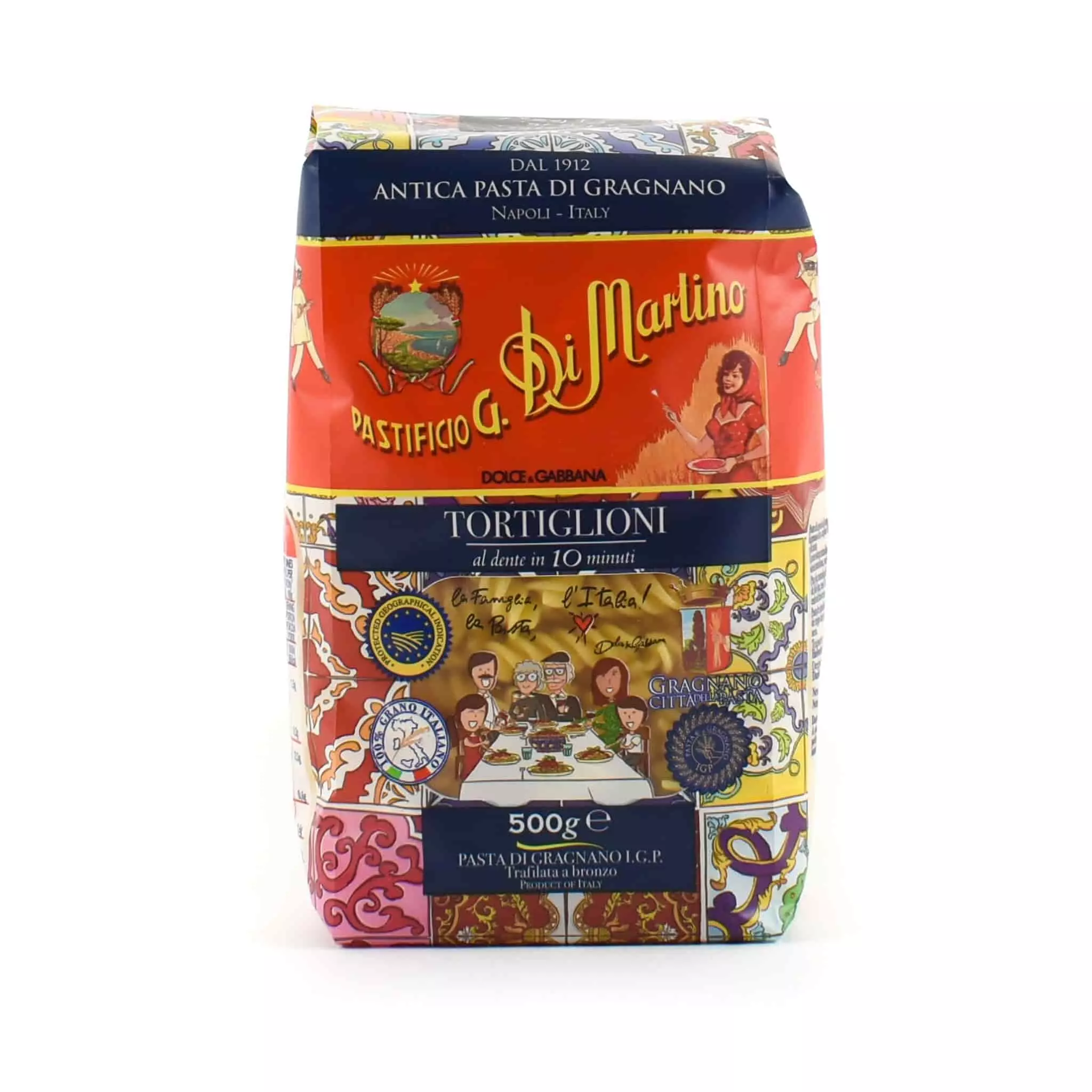Pasta, Rice & Noodles Dolce & Gabbana Gragnaro IGP Elicoidali "Tortiglioni" 500g 3 Pasta, Rice & Noodles Dolce & Gabbana Gragnaro IGP Elicoidali "Tortiglioni" 500g
