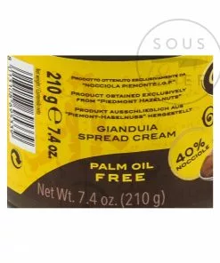 Caffarel Premium Gianduia Spread With 40% Hazelnuts 210g