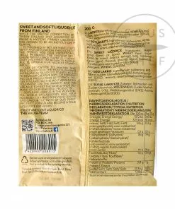 Halva Finnish Soft Eating Licorice Bag 200g Ingredients