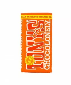 Tony's Chocolonely Milk Chocolate Caramel & Sea Salt 180g Ingredients
