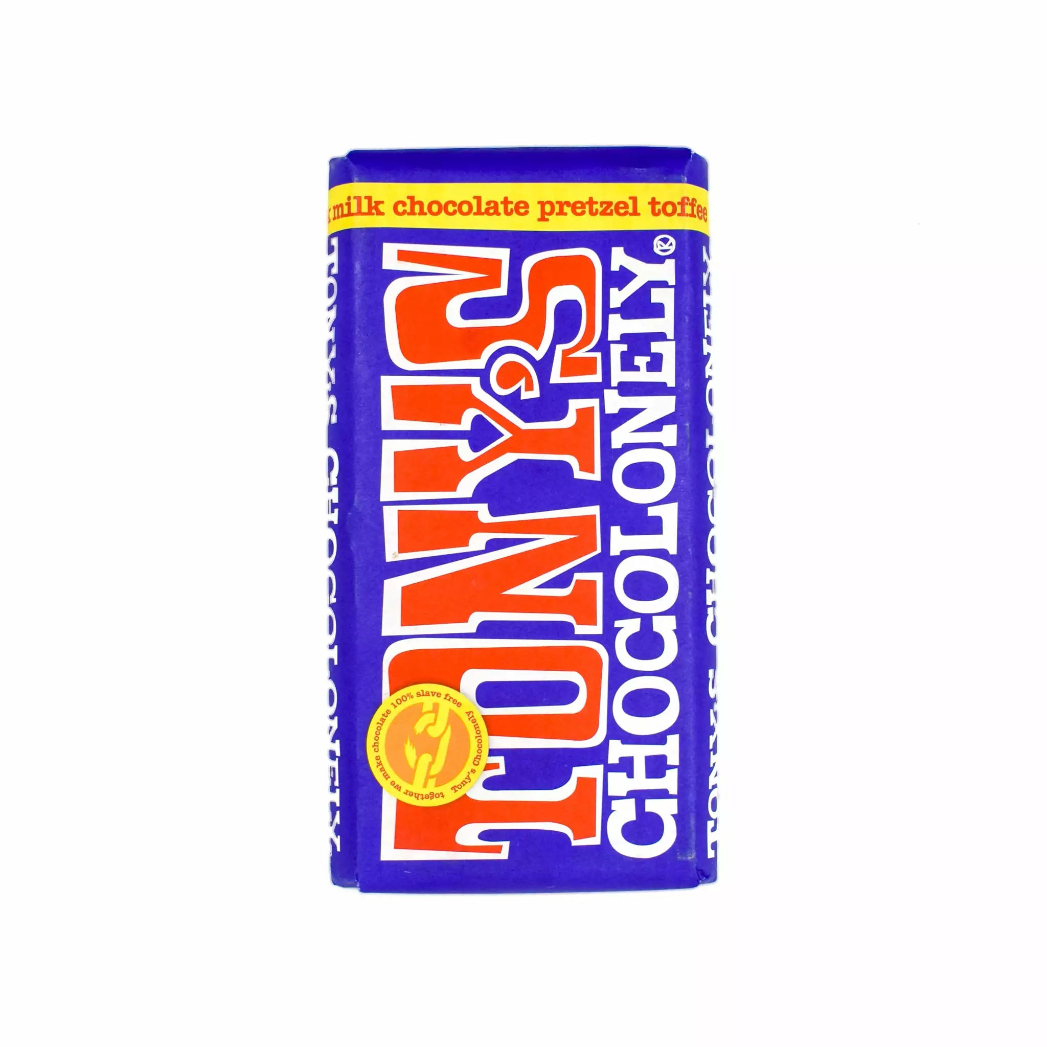 Tony's Chocolonely Dark Milk Chocolate, Pretzel & Toffee 180g 3 Tony's Chocolonely Dark Milk Chocolate, Pretzel & Toffee 180g