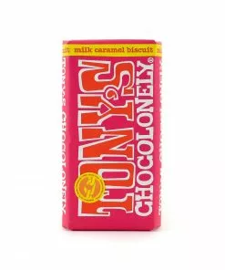 Ingredients Tony's Chocolonely Milk Caramel Biscuit 180g