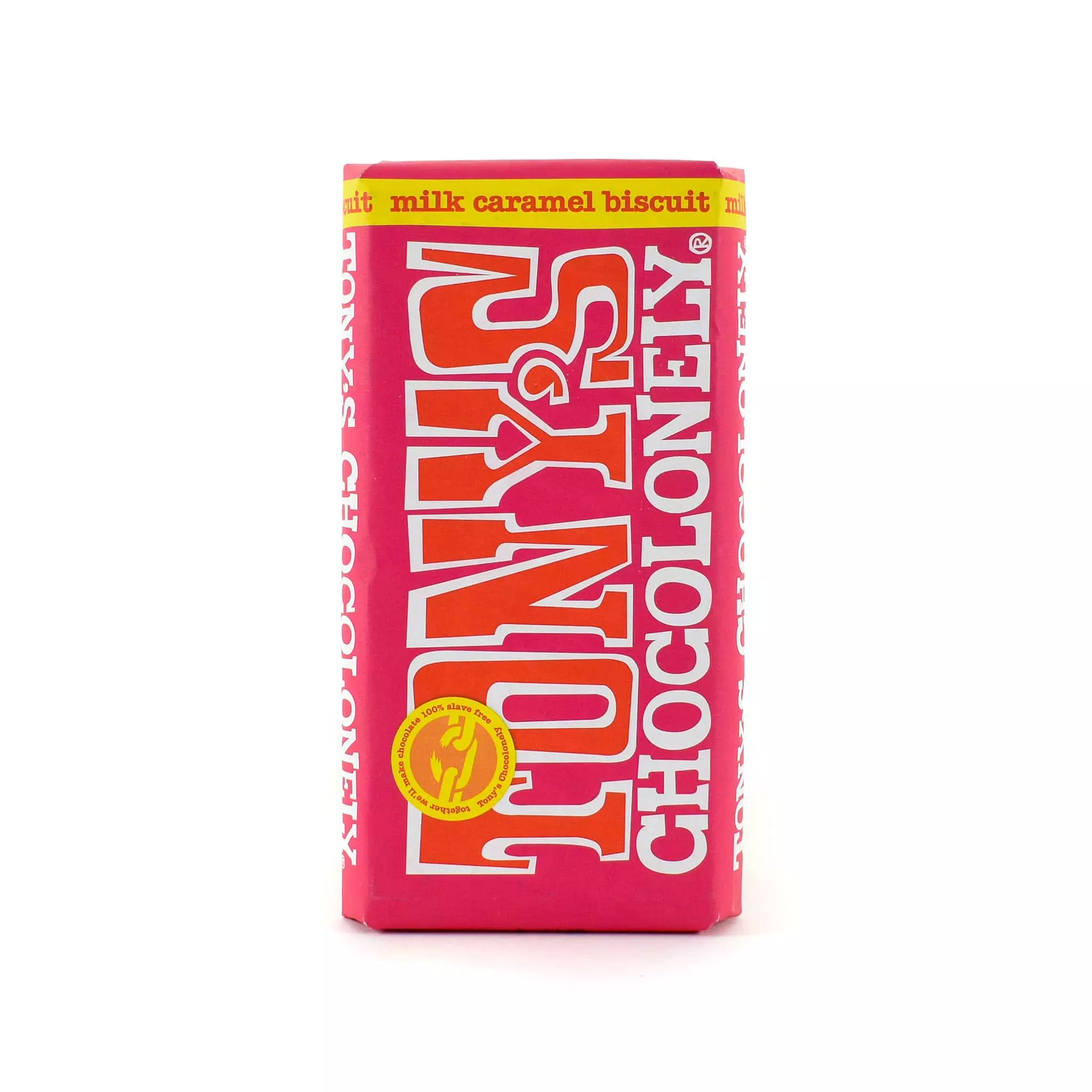 Ingredients Tony's Chocolonely Milk Caramel Biscuit 180g 3 Ingredients Tony's Chocolonely Milk Caramel Biscuit 180g