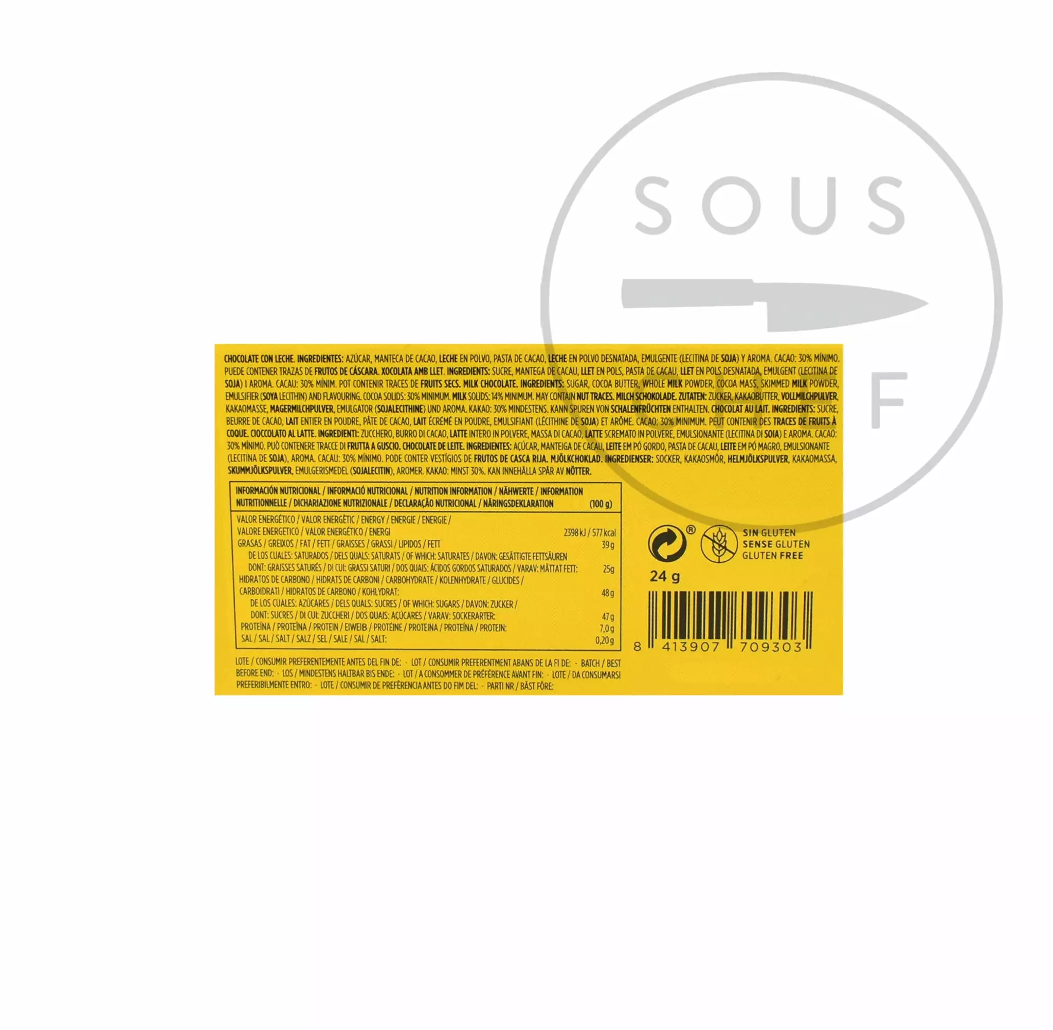 Chocolate Novelties Sardines Chocolate Box 24g Ingredients 5 Chocolate Novelties Sardines Chocolate Box 24g Ingredients