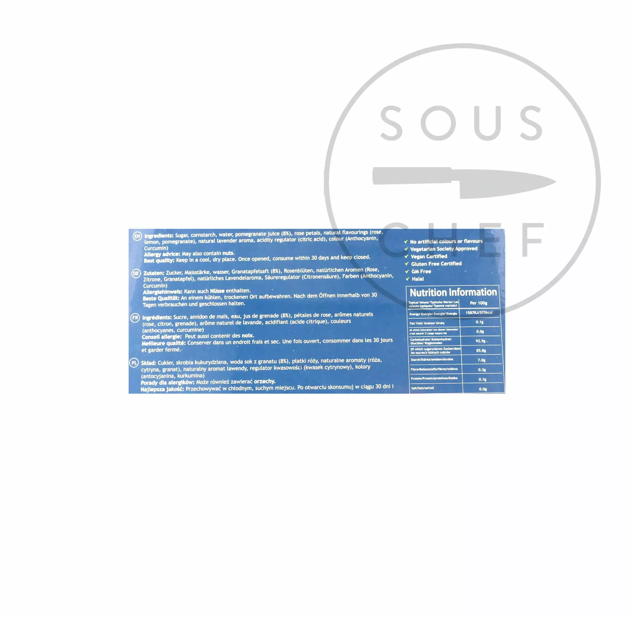 Truede Mixed Turkish Delight 275g 4 Truede Mixed Turkish Delight 275g