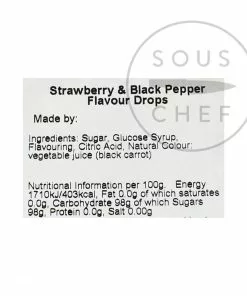 Simpkins Botanical Collection Ingredients Botanical Tin Strawberry & Crushed Black Pepper Drops 150g 5 Simpkins Botanical Collection Ingredients Botanical Tin Strawberry & Crushed Black Pepper Drops 150g
