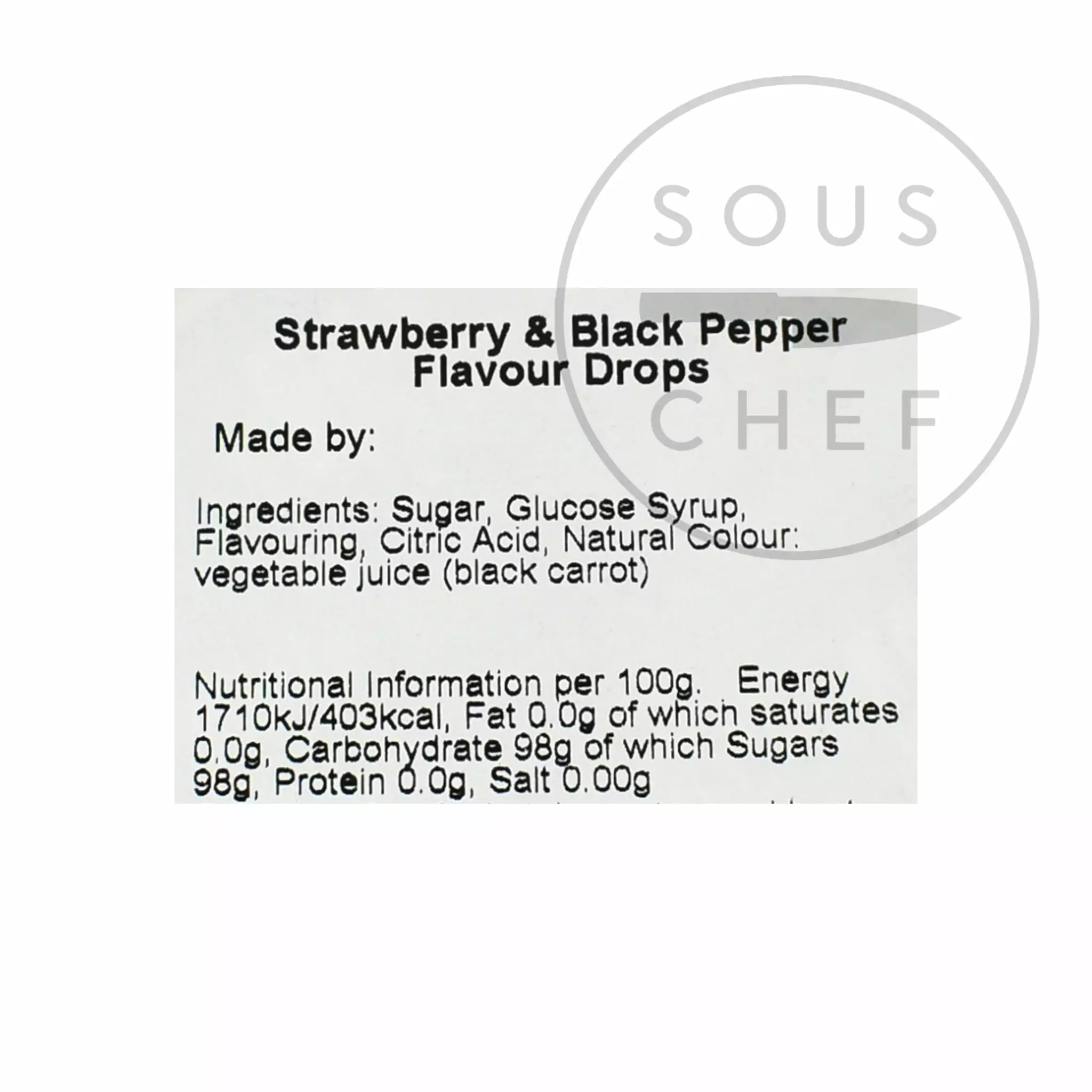 Simpkins Botanical Collection Ingredients Botanical Tin Strawberry & Crushed Black Pepper Drops 150g 4 Simpkins Botanical Collection Ingredients Botanical Tin Strawberry & Crushed Black Pepper Drops 150g