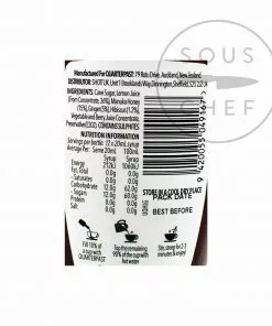 Quarterpast Hibiscus Ginger & Manuka Honey Real Fruit Infusion 250ml Ingredients