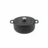 Cookware Combekk Sous-Chef Black Recycled Cast Iron Dutch Oven 24cm 1 Cookware Combekk Sous-Chef Black Recycled Cast Iron Dutch Oven 24cm