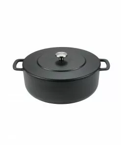 Combekk Sous-Chef Black Recycled Cast Iron Dutch Oven 28cm