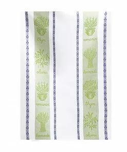 Coucke French Tea Towel - Olives