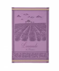 Coucke Kitchen Linen Lavender Fields Tea Towel