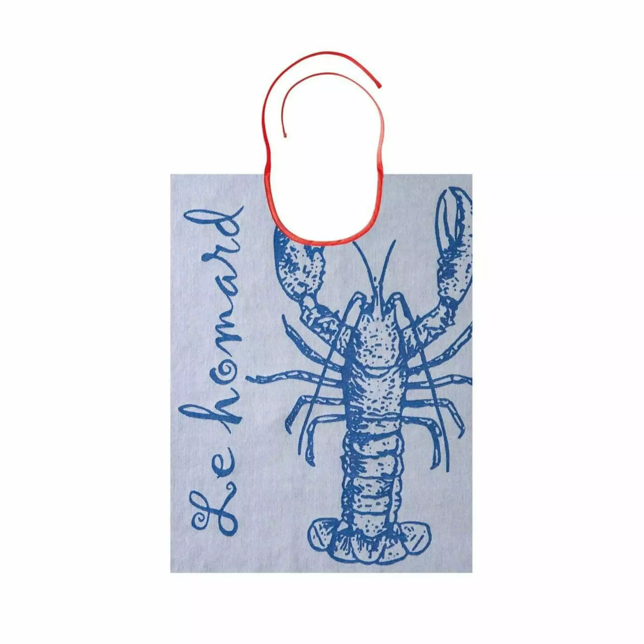 Coucke Kitchen Clothing The Blue Lobster French Seafood Bib 3 Coucke Kitchen Clothing The Blue Lobster French Seafood Bib