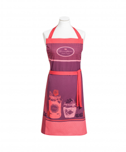 Coucke Cookware French Cotton Apron - Fruit Preserves