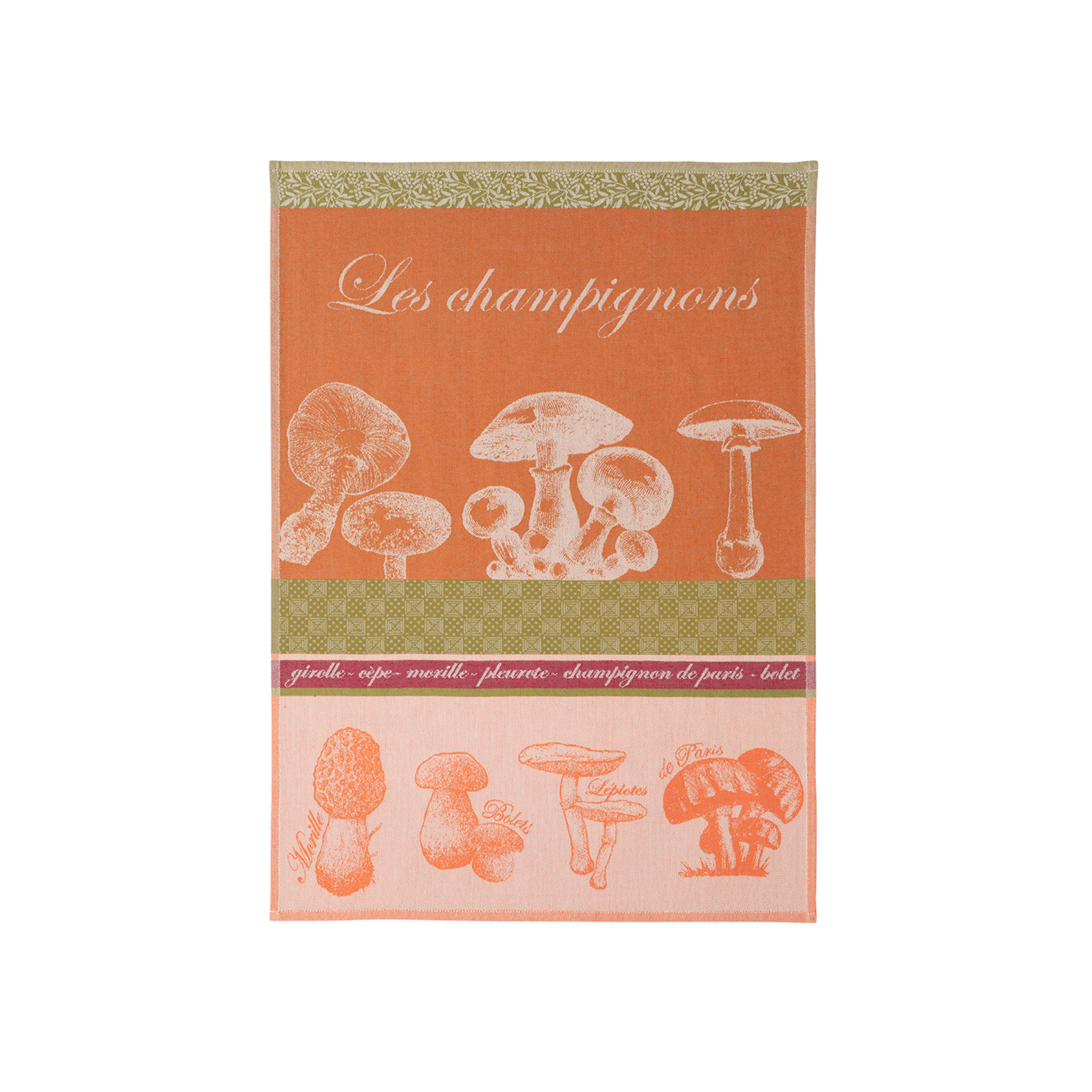 Coucke French Tea Towel - Mushrooms 3 Coucke French Tea Towel - Mushrooms
