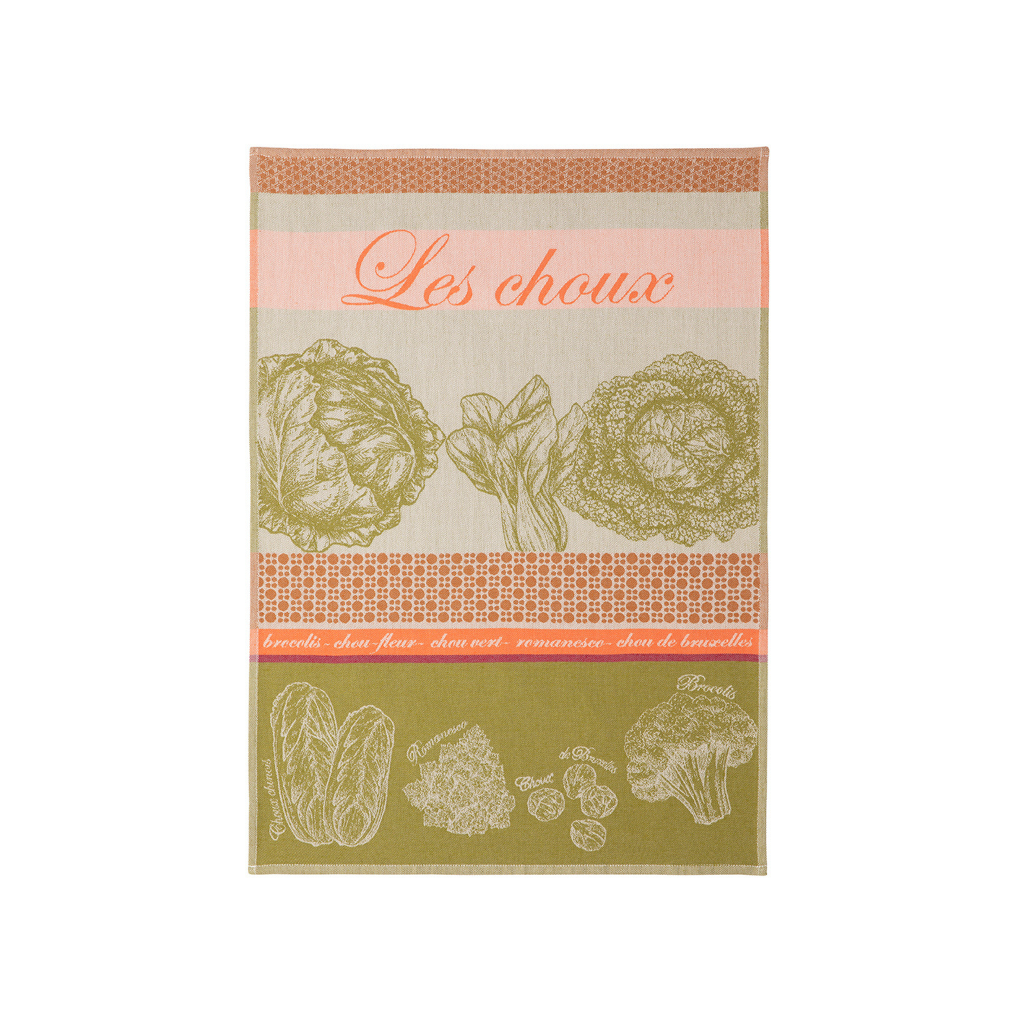 Coucke French Tea Towel - Lettuce 3 Coucke French Tea Towel - Lettuce