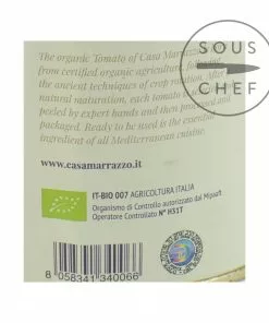Casa Marrazzo Peeled Organic Tomatoes 800g Tinned Tomatoes & Veg