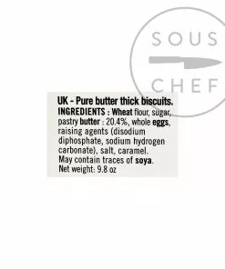 Biscuiterie La Trinitaine Pure Butter Breton Palets 280g Ingredients