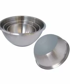 Cookware De Buyer Hemisphere Mixing Bowl With Silicone Base 20cm