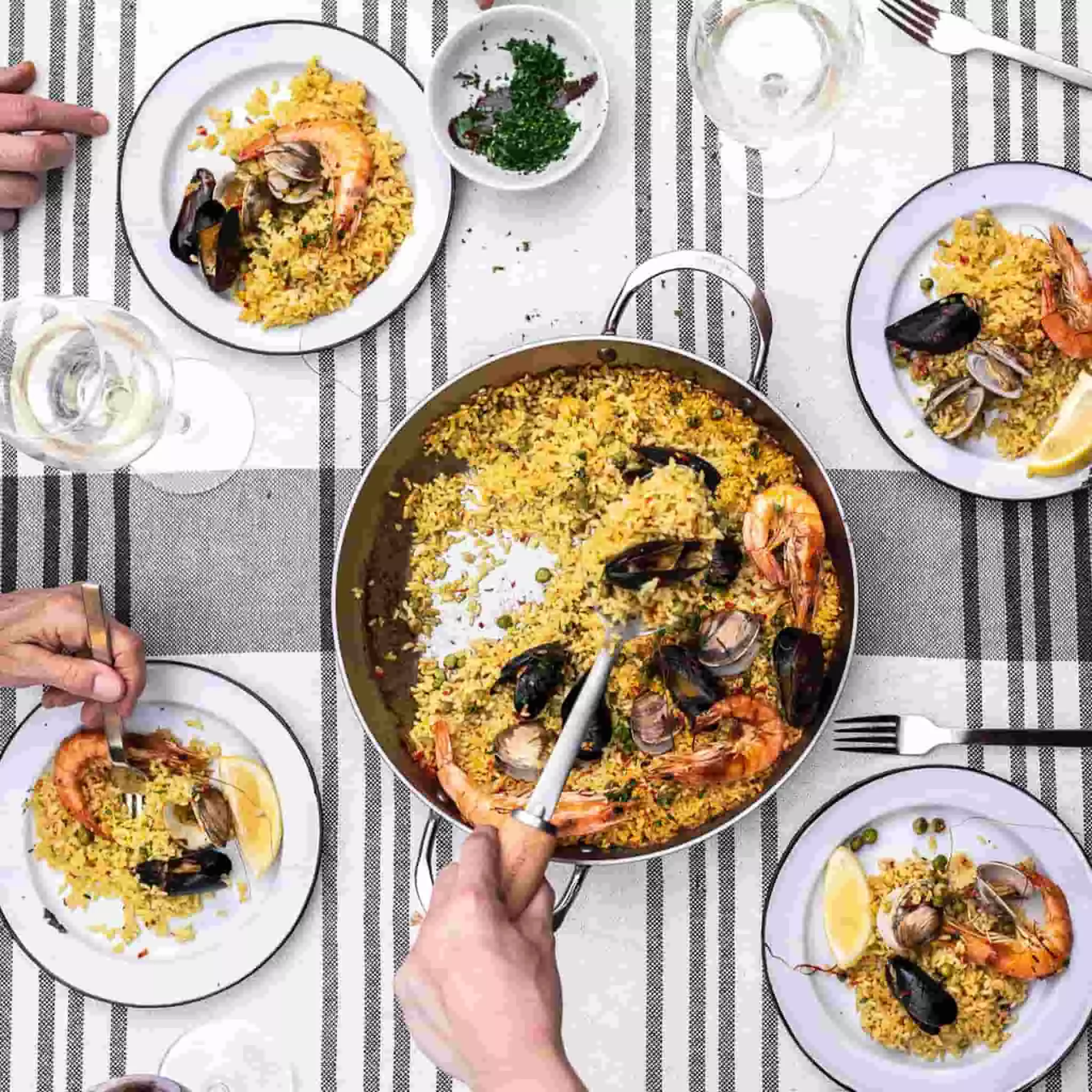 De Buyer Mineral B Paella Pan 32cm Cookware 5 De Buyer Mineral B Paella Pan 32cm Cookware