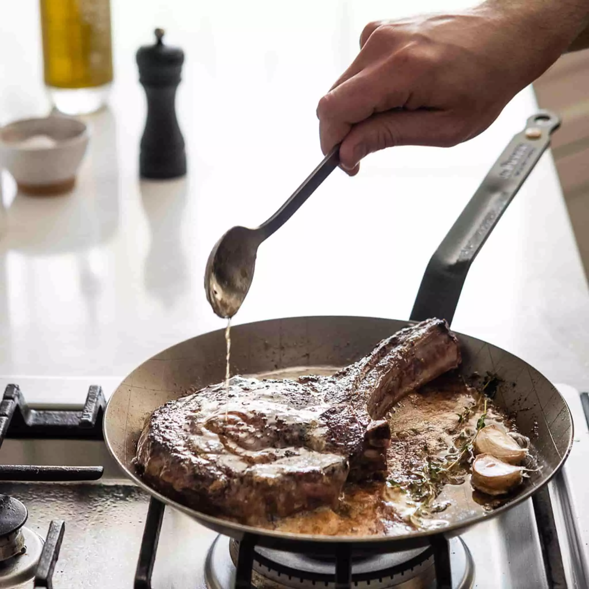 De Buyer Mineral B Steak Pan Cookware 4 De Buyer Mineral B Steak Pan Cookware