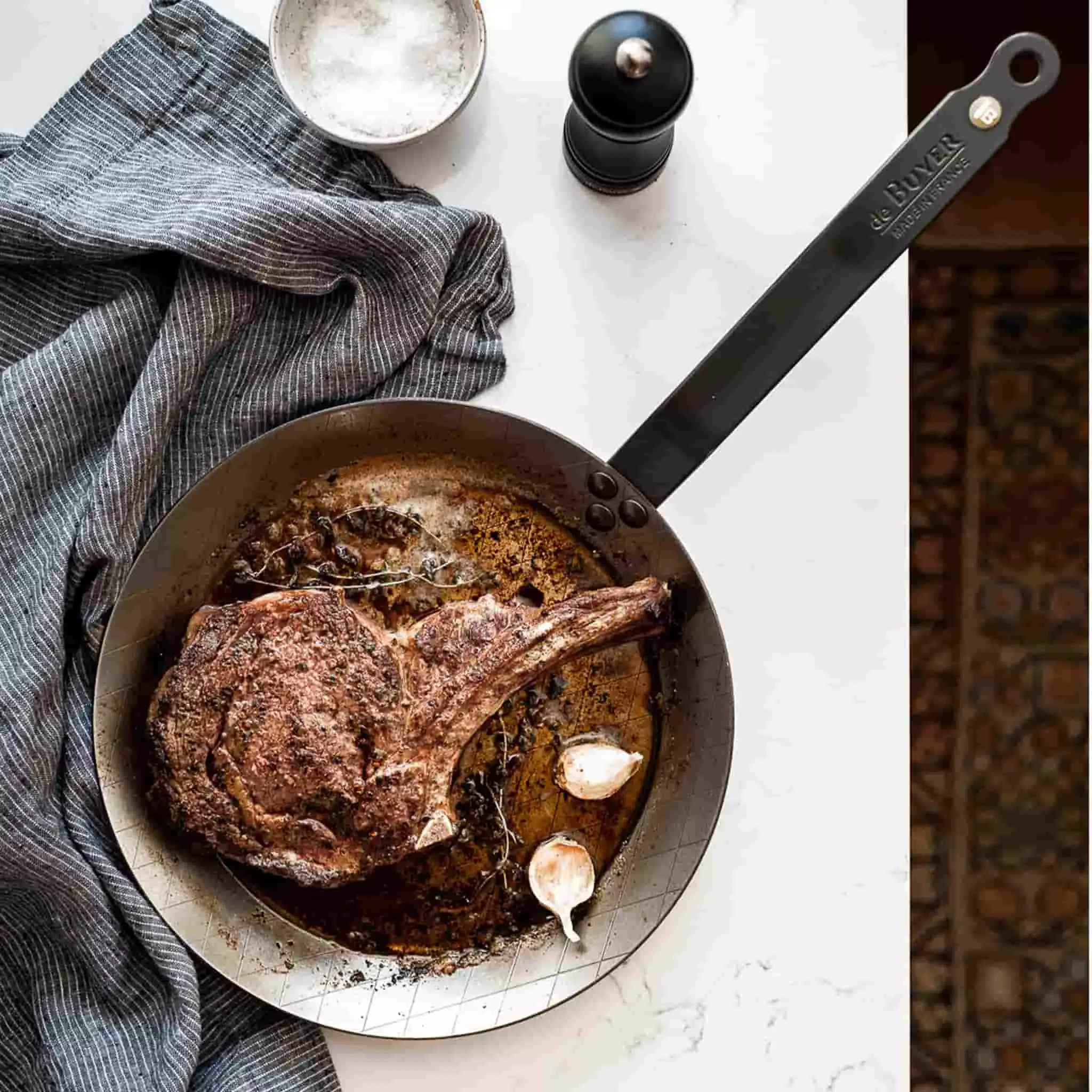 De Buyer Mineral B Steak Pan Cookware 5 De Buyer Mineral B Steak Pan Cookware