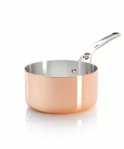 De Buyer Inocuivre Copper Saucepan With Stainless Steel Handle Cookware