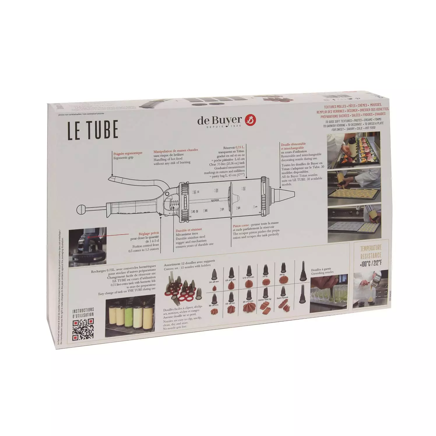 De Buyer 'Le Tube' Pro Pastry Syringe 11 De Buyer 'Le Tube' Pro Pastry Syringe