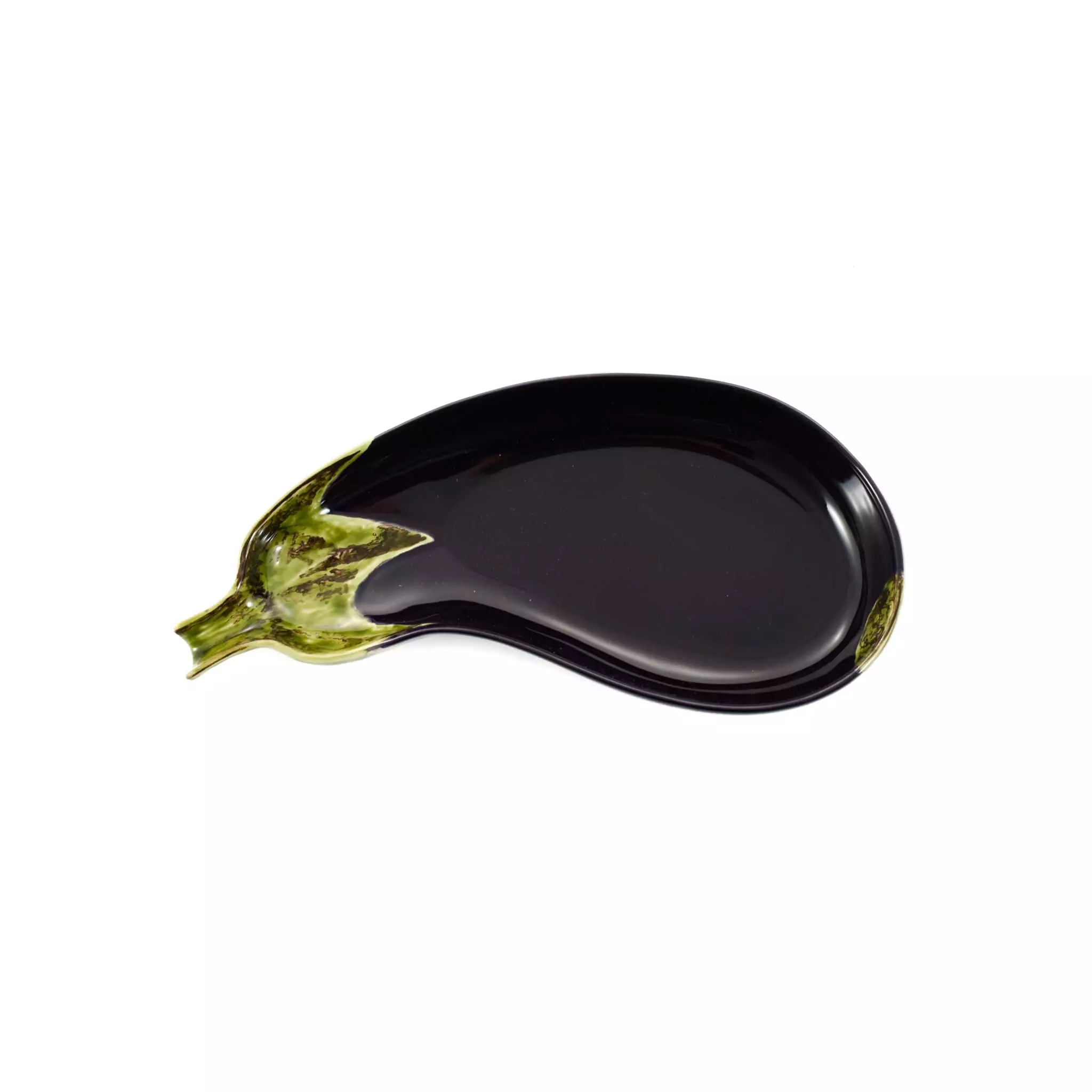 Bordallo Pinheiro Aubergine 24.5cm Platter 3 Bordallo Pinheiro Aubergine 24.5cm Platter