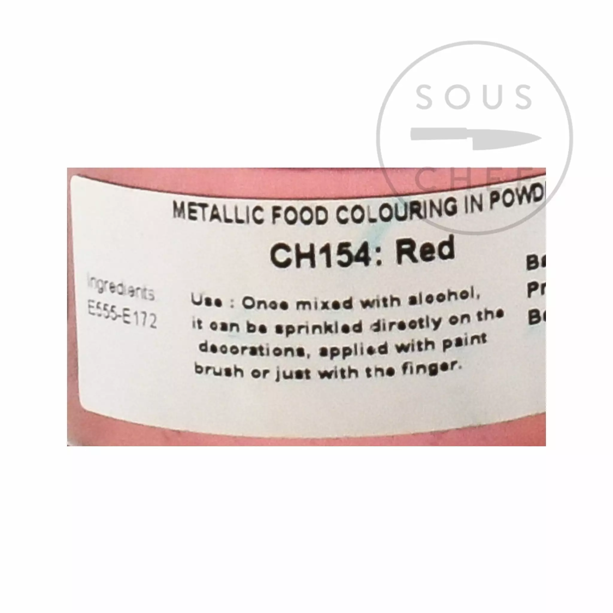 Deco Relief Ingredients Edible Red Metallic Shimmer Dust 25g 6 Deco Relief Ingredients Edible Red Metallic Shimmer Dust 25g