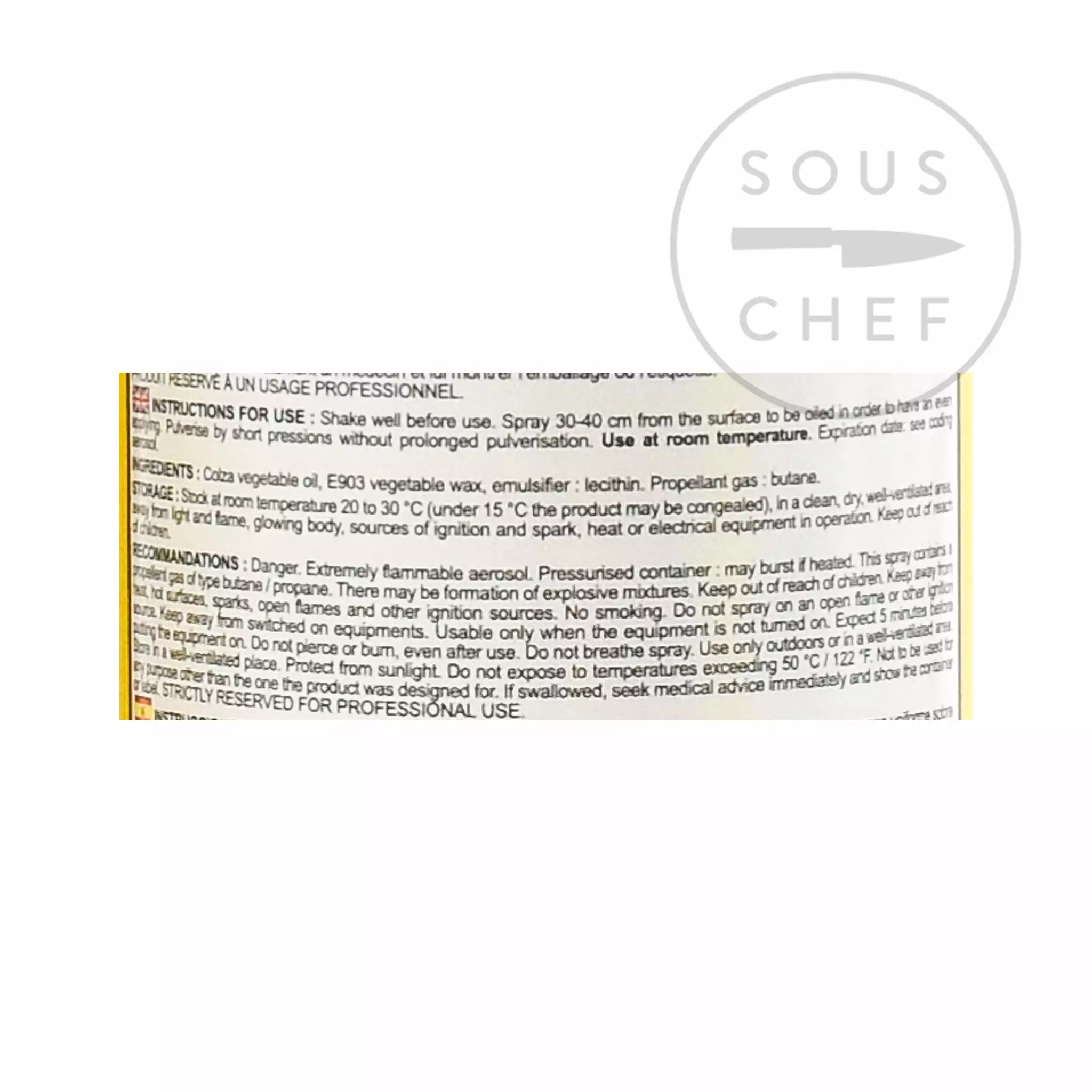 Deco Relief Professional Baking Spray 500ml 4 Deco Relief Professional Baking Spray 500ml